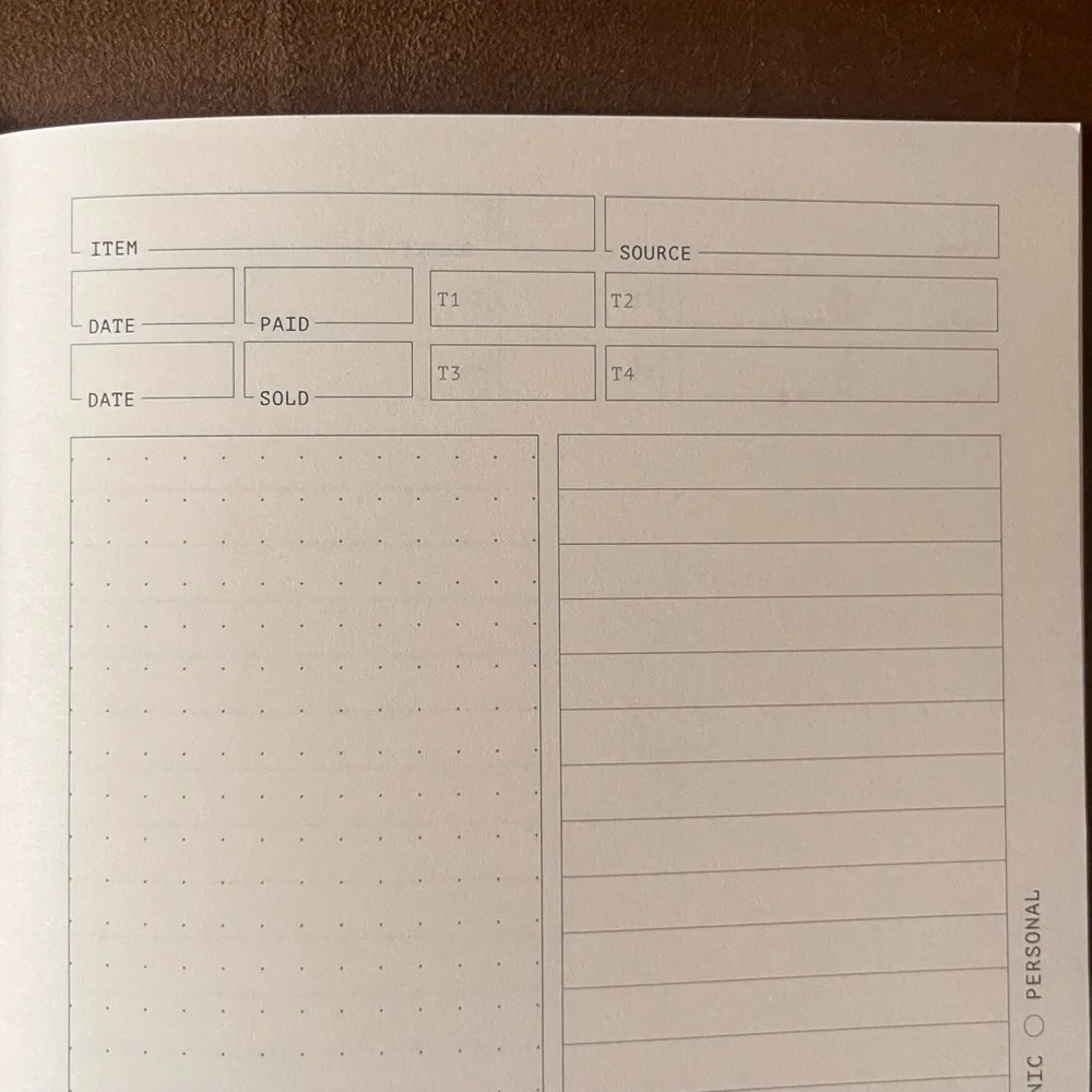🆕 🎉 rare Collector’s Friend hobby tracker notebook journal planner